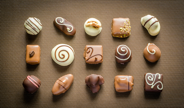 Luxus-Schokoladenbonbons - Foto, Bild