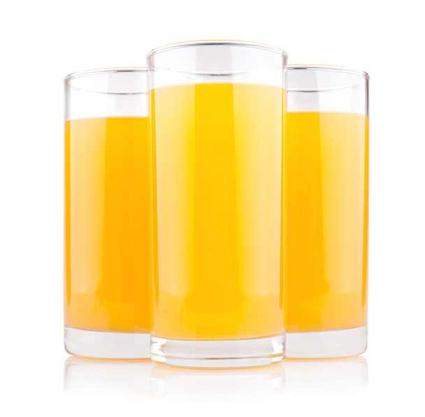 Jugo de naranja en vasos
 - Foto, Imagen