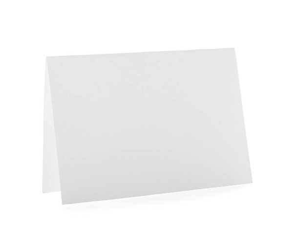 folha de papel em branco no fundo branco - Foto, Imagem