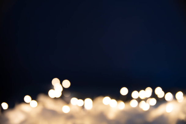 Abstract Christmas bokeh lights background - Fotografie, Obrázek