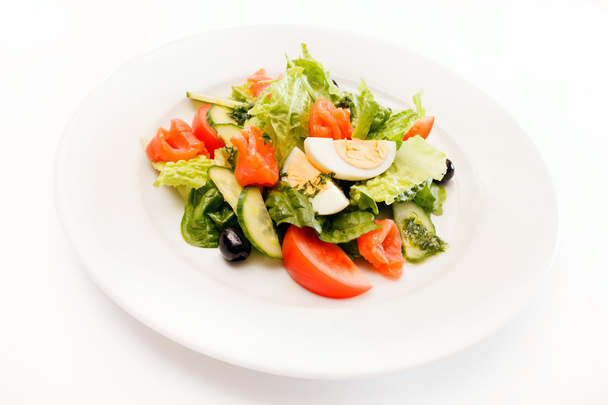 Vegetable salad with egg - Photo, Image