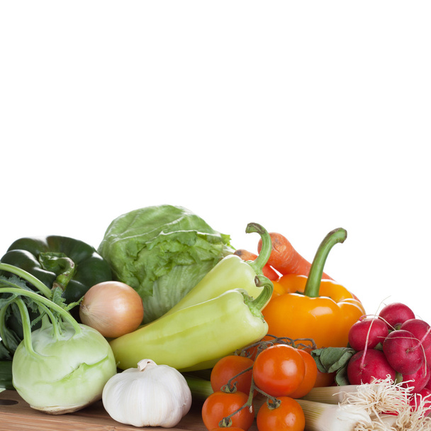 Légumes sur fond blanc
 - Photo, image