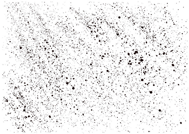 Vector Black Hintergrund Grunge Textur. Verzweifelte Wirkung. Alte Kratzer, Flecken, Flecken - Vektor, Bild