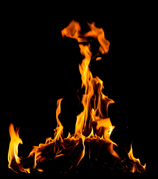 Orange fire lángok - Fotó, kép
