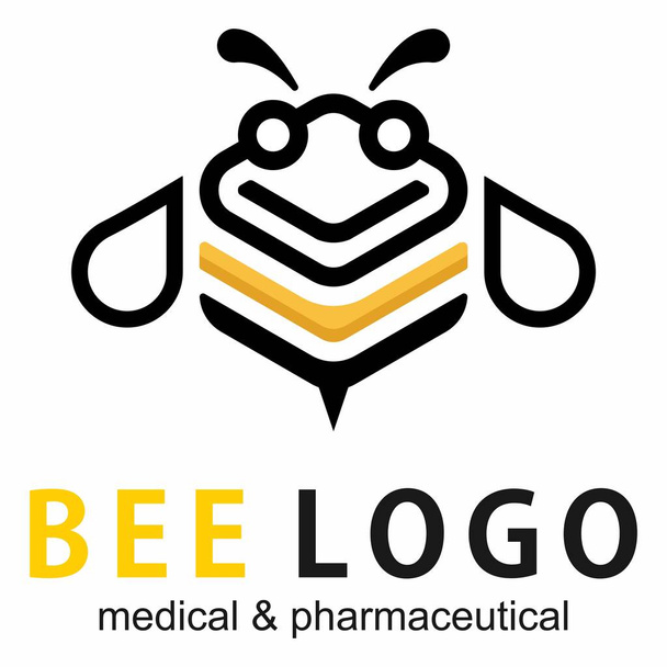 bee logo icon design vector  - Vector, Image