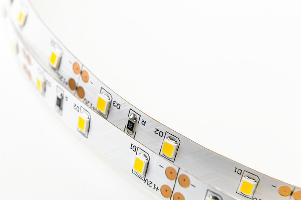 two LED strip with 3-chip SMD modules uninsulated - Photo, Image