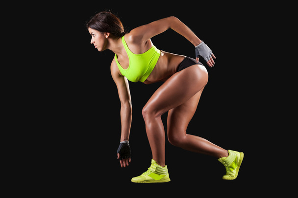 Jogging female athlete - Foto, immagini