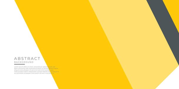 Modèle de conception de présentation et de mise en page pour brochure, livre, magazine, rapport annuel et profil de l'entreprise, conception d'éléments graphiques jaunes et gris - Vecteur, image