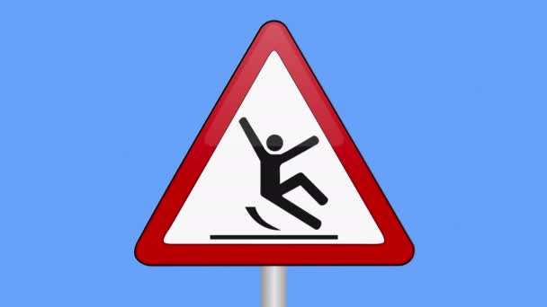 Las señales internacionales de peligro o de advertencia son símbolos reconocibles diseñados para advertir sobre situaciones peligrosas.. - Imágenes, Vídeo