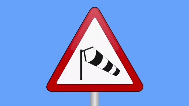 Międzynarodowe znaki ostrzegawcze lub ostrzegawcze są rozpoznawalnymi symbolami przeznaczonymi do ostrzegania o niebezpiecznych sytuacjach.. - Materiał filmowy, wideo