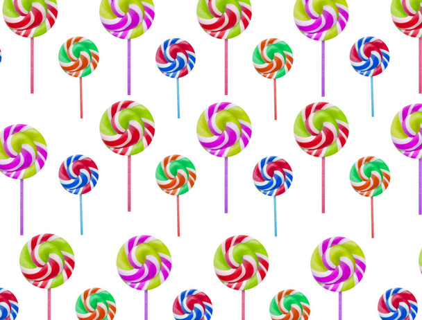 lollipop isolated on white background - Foto, afbeelding
