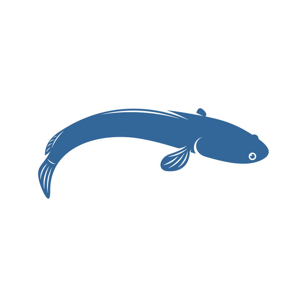 Vector de logotipo de Fish Cork, Plantilla de conceptos de diseño de logotipo de Creative Fish Cork, símbolo de icono, ilustración - Vector, imagen