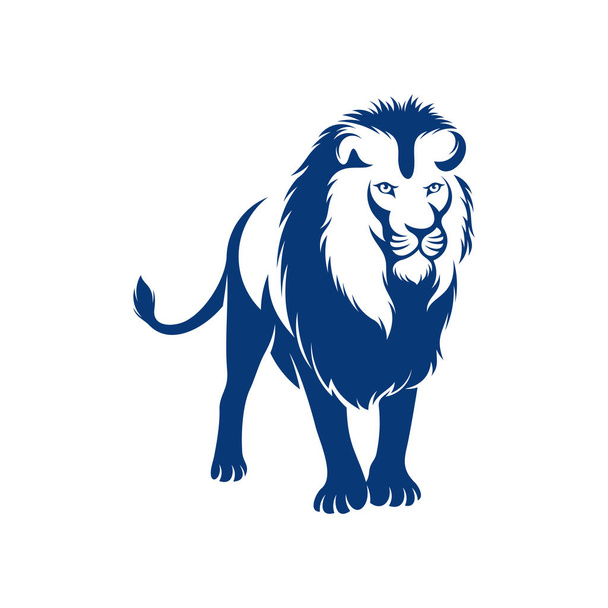 Illustration vectorielle de conception de lion, Modèle de concepts de conception de logo de lion créatif, symbole d'icône - Vecteur, image