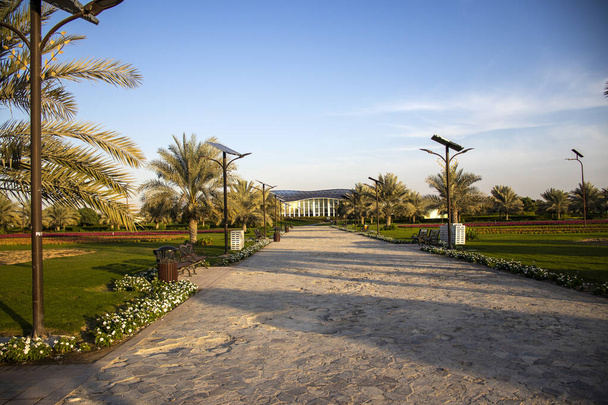 Skleník v Quranic parku v Dubaji. SAE - Fotografie, Obrázek