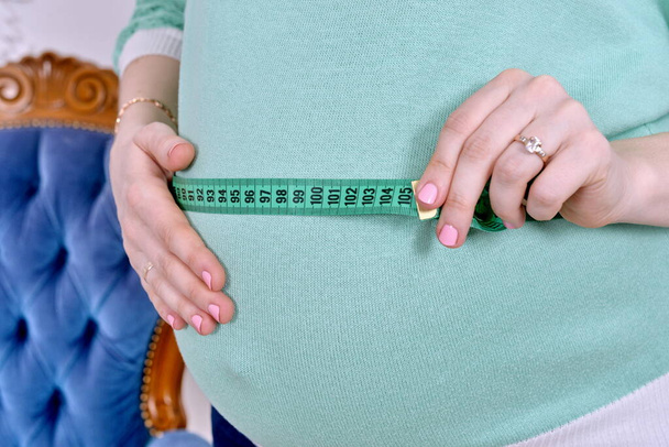 terhes nő haskép - Fotó, kép