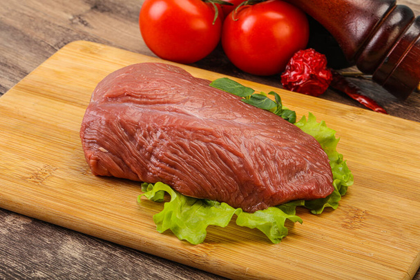 Raw beef meat cut for cooking - Φωτογραφία, εικόνα