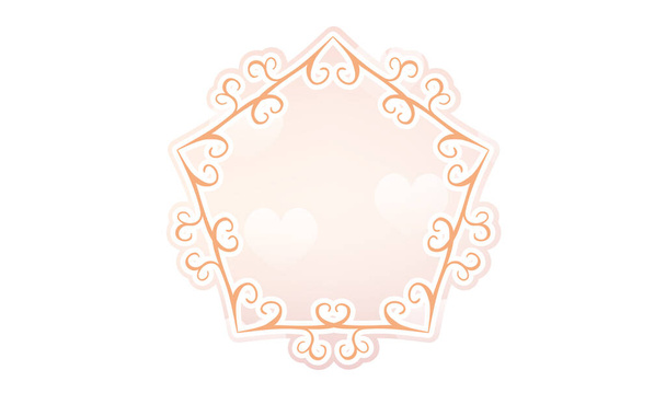 Frame material, luxurious and elegant Gothic frame - Vector, Image