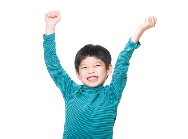 Asian excited little boy - Photo, Image