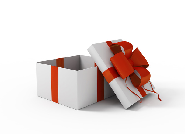 Open white gift box - Photo, Image