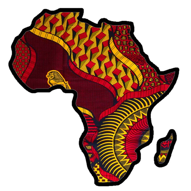 Afrikan kartta suuri lahja matkailijoille ja paimentolaisille. Suuri lahja Afrikkalainen taiteen ystäville, Kwanzaa, musta historia kuukausi, ja Juneteenth. Suuri maantieteellinen lahja. - Valokuva, kuva
