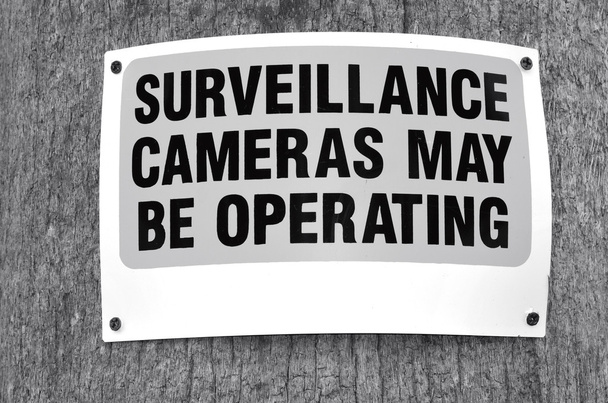 Signo de cámaras de vigilancia
 - Foto, imagen