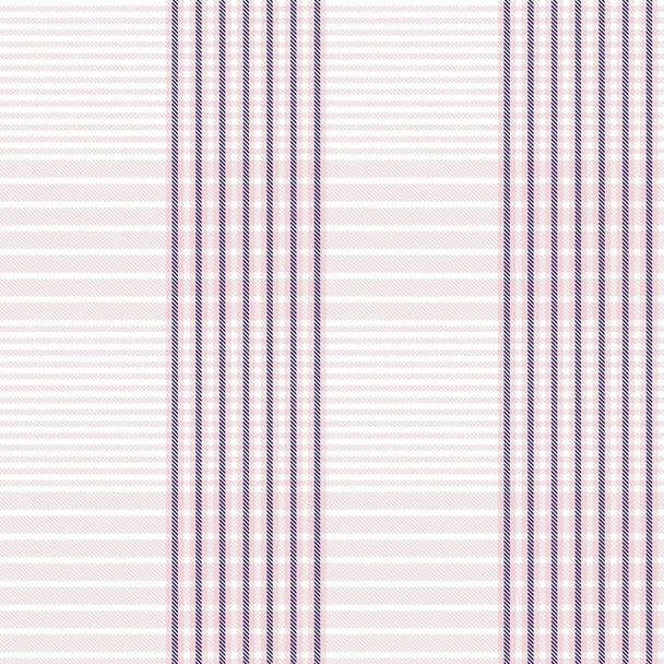 Pink Navy Asymmetric Plaid texturiertes nahtloses Muster, geeignet für Modetextilien und Grafiken - Vektor, Bild