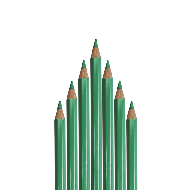 matita colore verde - Foto, immagini