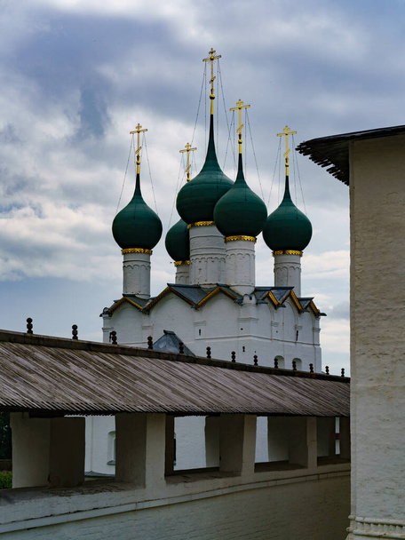 Kostelní architektura města Veliky Novgorod v Rusku. - Fotografie, Obrázek