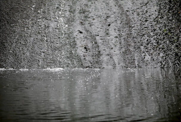 Astratto grunge sfondo texture della parete con acqua. Posto per testo - Foto, immagini