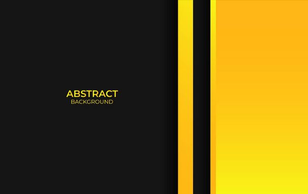 Absztrakt szín sárga és fekete design - Vektor, kép