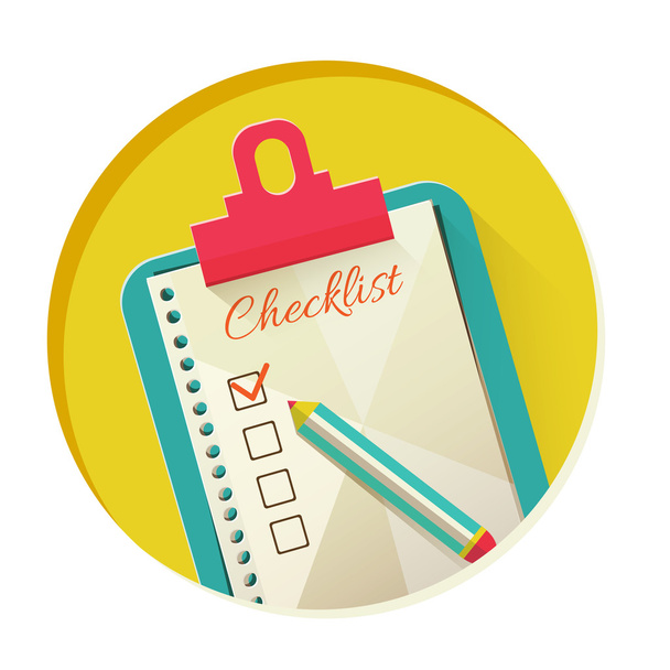 Vector illustration of check list - Vector, Image