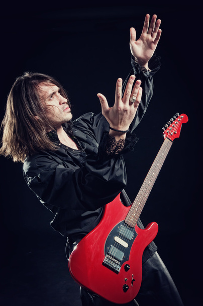 Rock-star playing a concert - Foto, imagen