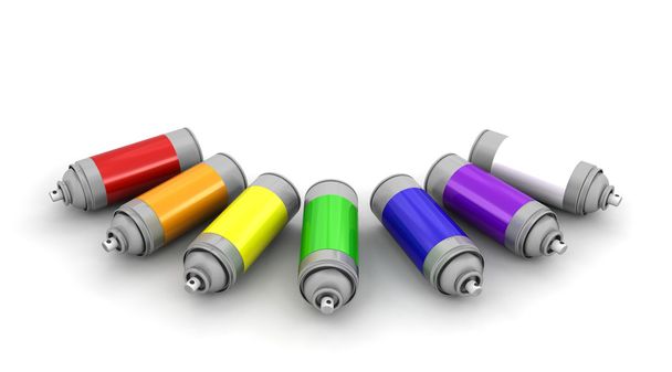 Spray cans - Фото, изображение