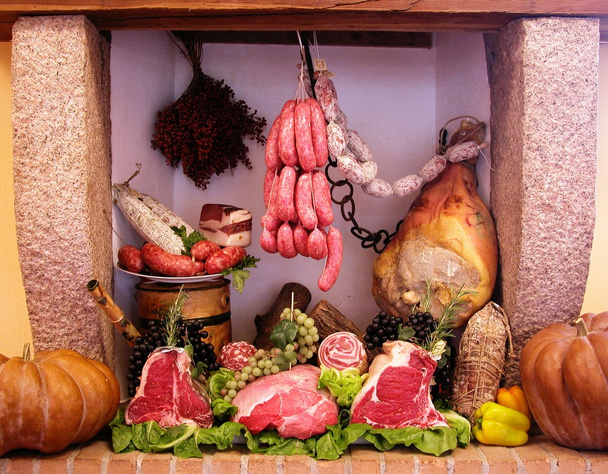 skład mięsa i wędlin - Zdjęcie, obraz