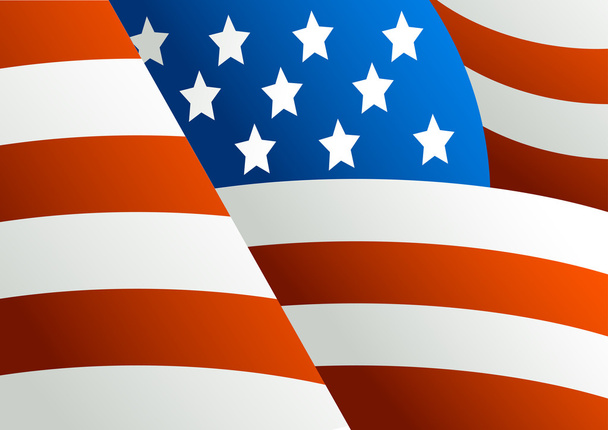Фрагмент флага Америки 2
 - Вектор,изображение