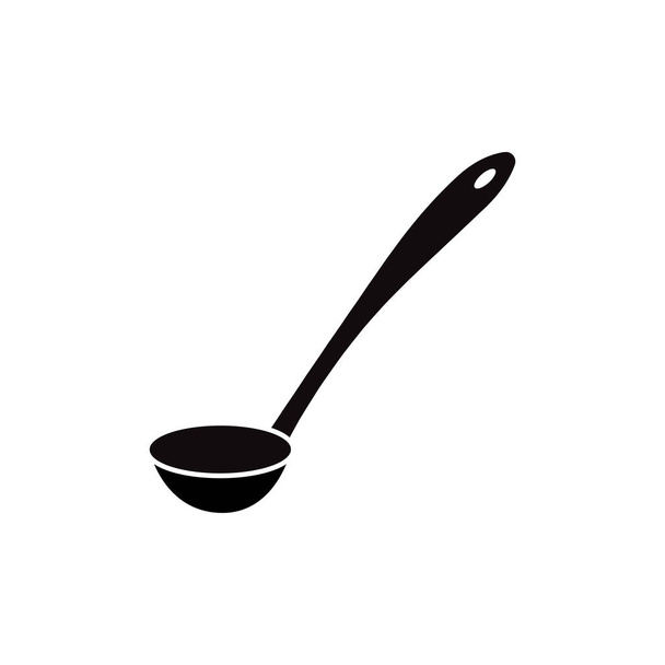 Diseño icono cucharón plantilla vector ilustración aislada - Vector, Imagen
