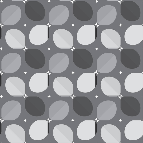abstraktes geometrisches nahtloses Muster, Vektorillustration - Vektor, Bild