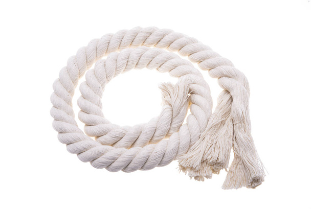 rope isolated on white background - Fotoğraf, Görsel