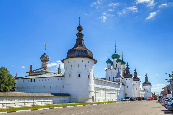 Veduta del Cremlino di Rostov dalla strada, Russia - Foto, immagini