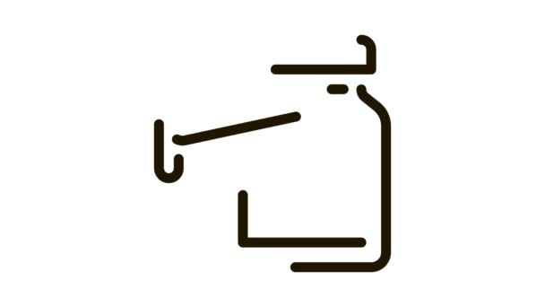 vosk láhev ikona animace - Záběry, video