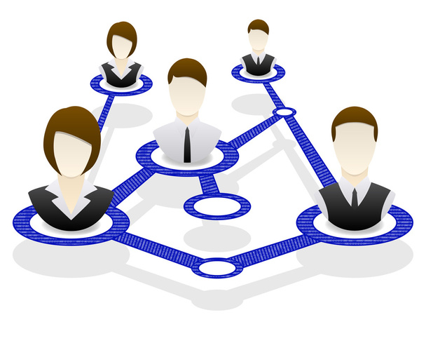 Business Network - Vector, Image