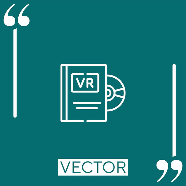 compact disc vector icon Linear icon. Editable stroke line - Vector, Image