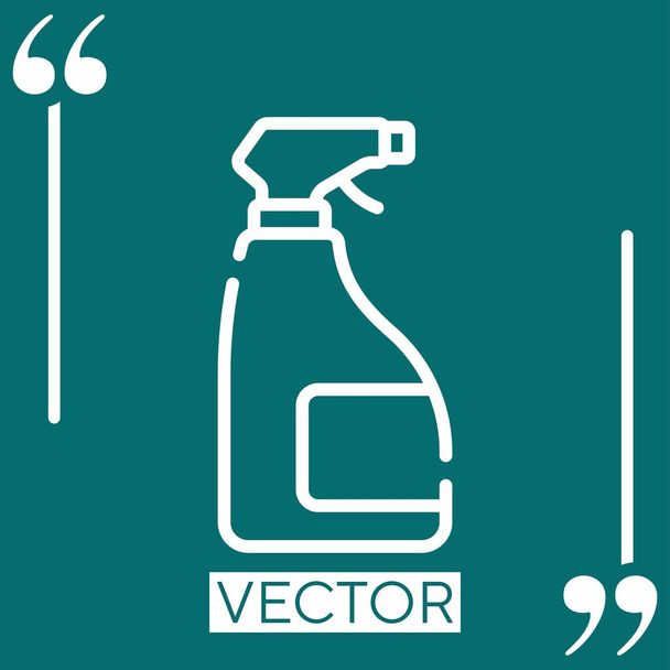 watering sprayer vector icon Linear icon. Editable stroke line - Vector, Image