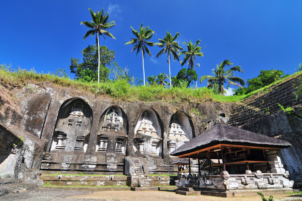 barlangok gunung kawi templomban ubud, bali, Indonézia - Fotó, kép