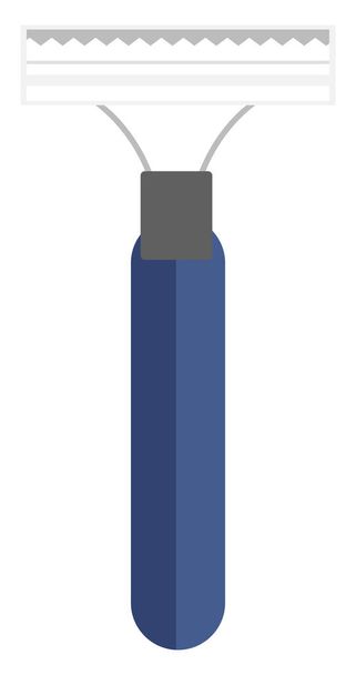 Pelador azul, ilustración, vector sobre fondo blanco. - Vector, imagen