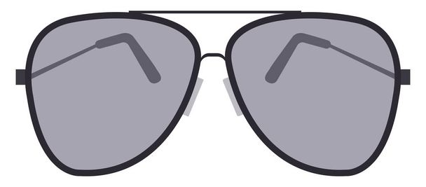 Sun glasses, illustration, vector on a white background. - Vector, Image