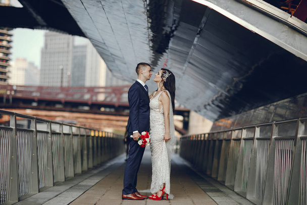 Wedding in a city - Фото, зображення