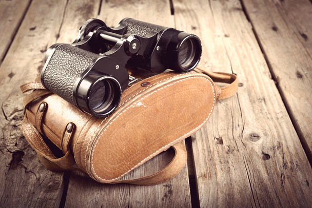 Old Binoculars Filtered - Fotoğraf, Görsel