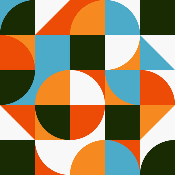 Γεωμετρικό μοτίβο Αφηρημένο μινιμαλιστικό φόντο. Γεωμετρικά σχήματα διαφορετικού σχήματος. Αφίσα Banner ή Cover για το σχεδιασμό. Εικονογράφηση διανύσματος - Διάνυσμα, εικόνα