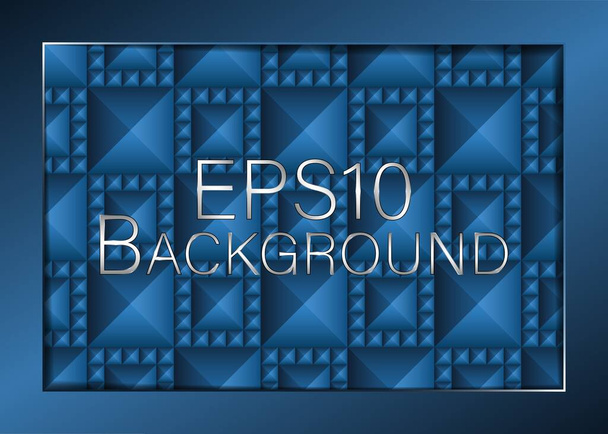 EPS10 vector background. Exceptional background composed of a multitude of pyramids with shades and shadows. A very useful resource for any use. - Vektor, kép